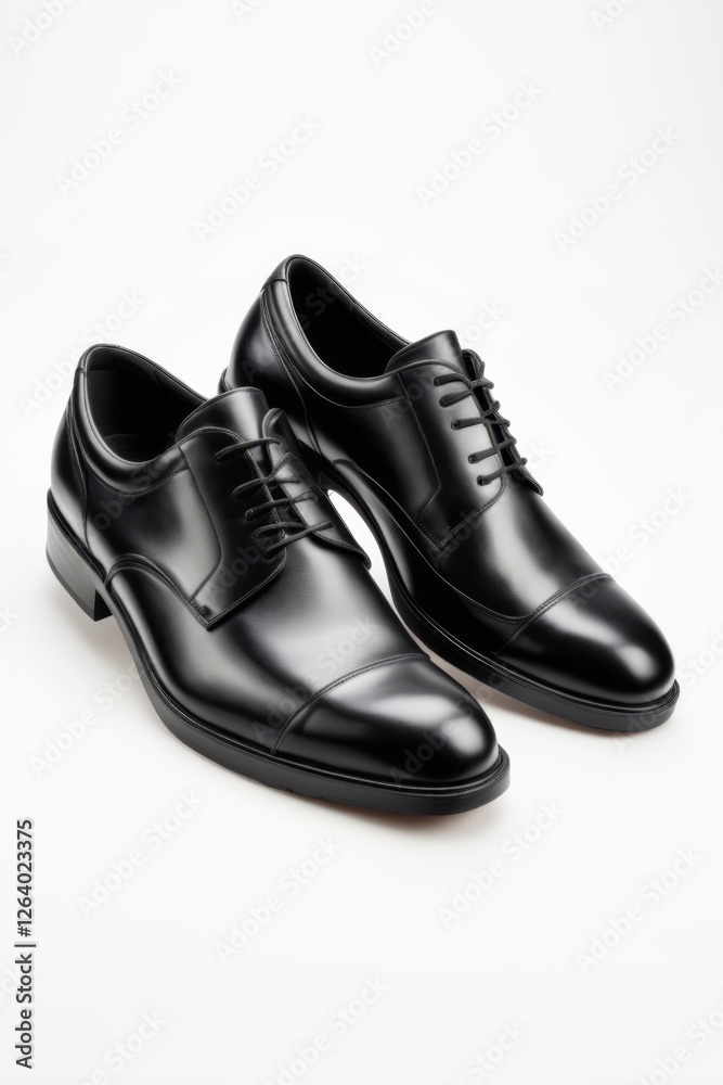 a pair of black shoes on a white background a pair of black shoes on a white background