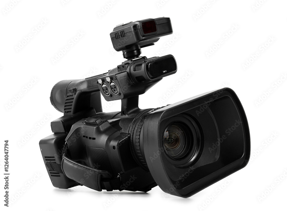 custom made wallpaper toronto digitalModern professional video camera isolated on white