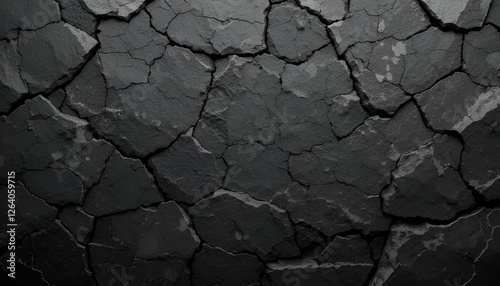 Dry and cracked earth texture,Textured black cracked surface background. dry cracked black surface

