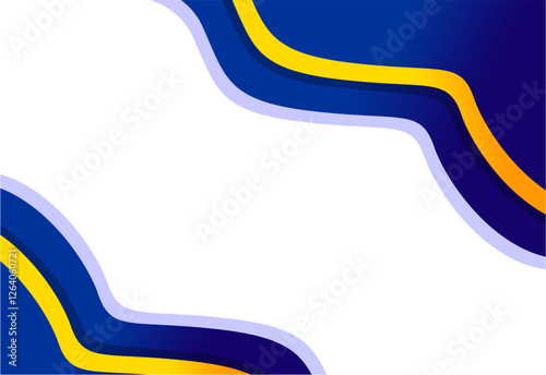 A modern background with flowing shapes in blue and yellow. The design is clean, simple, and intended for abstract use on a site