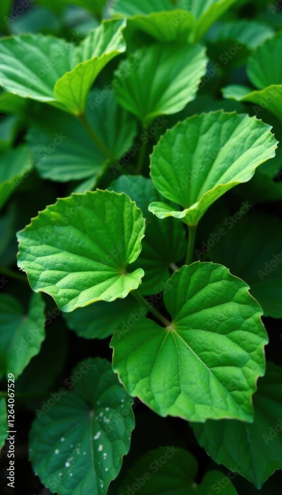 Leafy greens in a garden with various textures and colors, foliage, botanical, natural Leafy greens in a garden with various textures and colors, foliage, botanical, natural