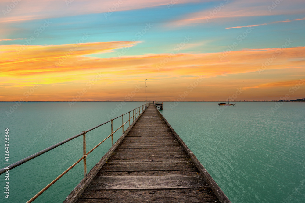 Fototapeta premium The Robe Jetty in South Australia.