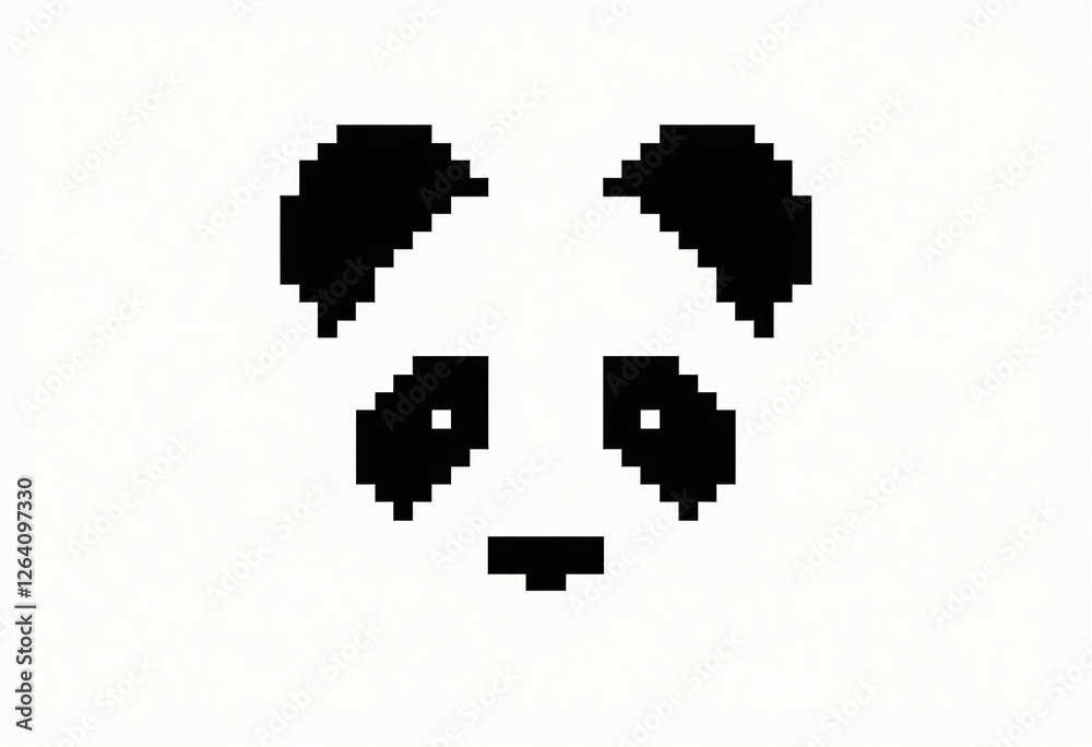 Simple Pixel Art Panda Spell Icon: Black and Light Grey Pattern for RPG Game UI, Flat Design, Clean Outline, White Background
Simple Pixel Art Panda Spell Icon: Black and Light Grey Pattern for RPG Game UI, Flat Design, Clean Outline, White Background