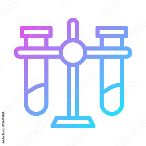 Laboratory Equipment Illustration Gradient Style