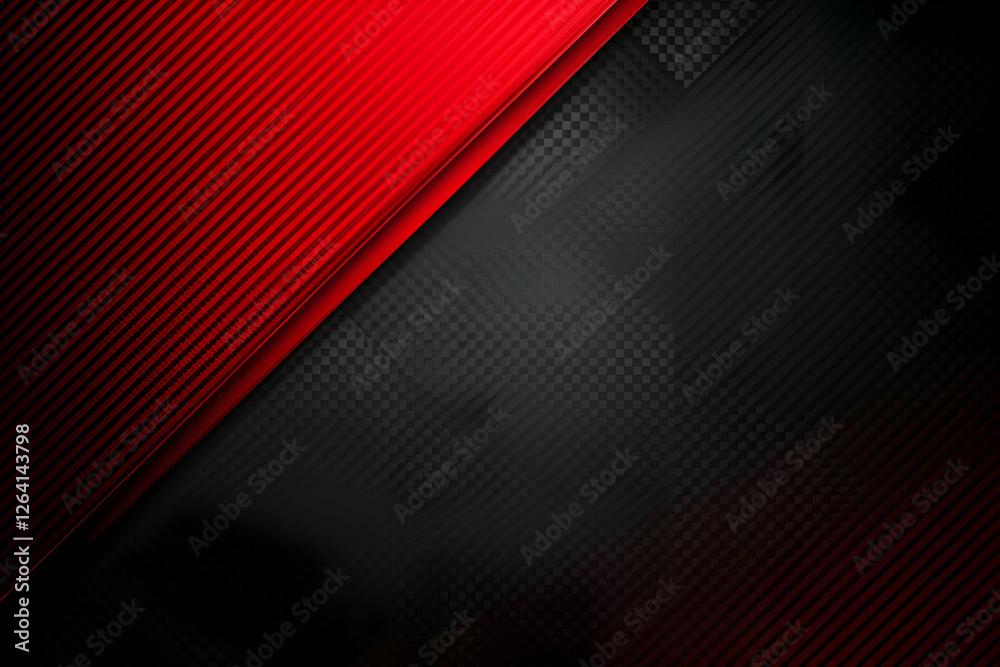 Abstract design featuring a diagonal split of red and black textures, creating a modern backdrop Abstract design featuring a diagonal split of red and black textures, creating a modern backdrop