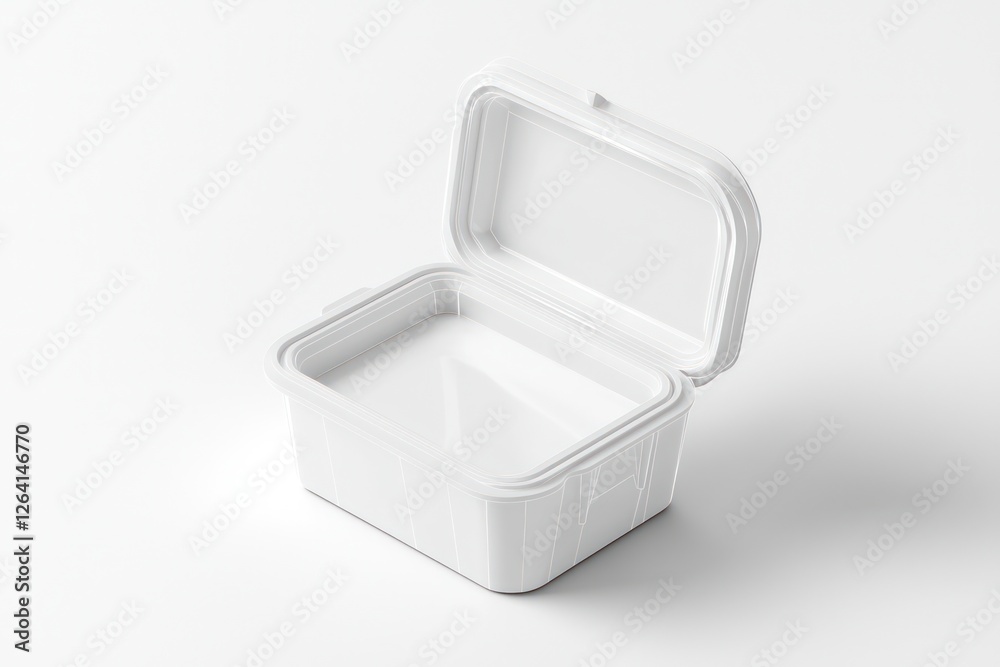 3D glyph line icon of a dairy container representing milk products on white. 3D glyph line icon of a dairy container representing milk products on white.