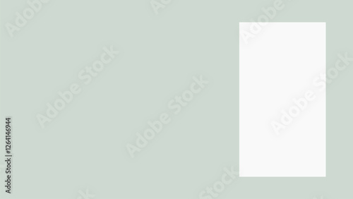 Teal rectangle frame editable vector