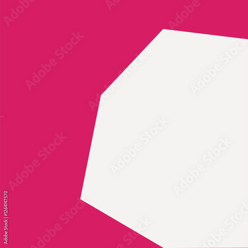 Pink abstract geometric frame vector