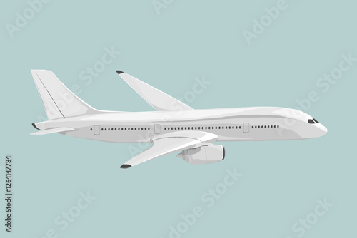 Wallpaper Mural Flying airplane, vehicle illustration vector Torontodigital.ca