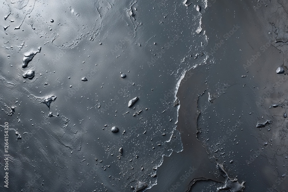 Slate Gray Metallic Surface with Abrasive Texture and Cool Neutral Background Slate Gray Metallic Surface with Abrasive Texture and Cool Neutral Background
