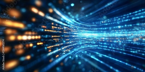 Wallpaper Mural Data exchange in digital technology virtual environment software development innovative concepts dynamic Torontodigital.ca