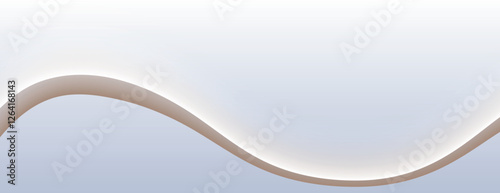 Smooth gradient background with soft blue and white tones. The background features a wavy texture with blue and white colors. Minimal abstract wavy gradient vector background