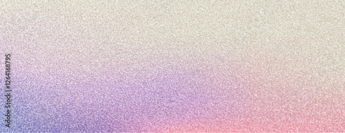 Gradient background with a textured style, blending white and purple. The background transitions from white to purple with a grainy texture. Minimal grainy speckled texture vector background