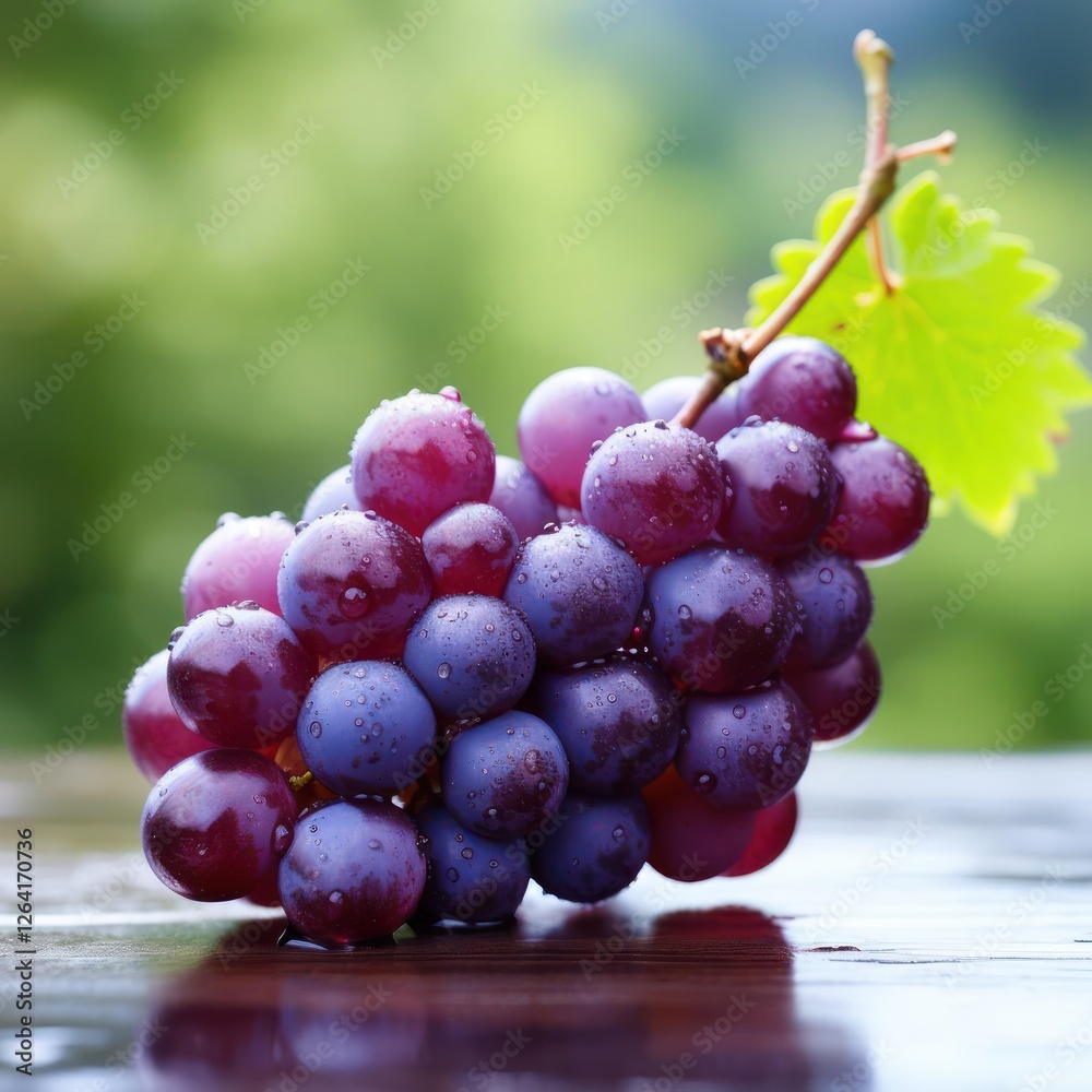 close-up of red grapes with water droplets close-up of red grapes with water droplets