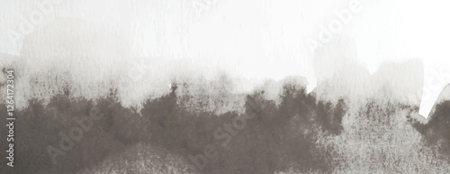 Watercolor background with a soft, abstract style. Gray background with a textured, gradient effect. Gray tones blend smoothly in the background. Minimal watercolor paint texture background vector