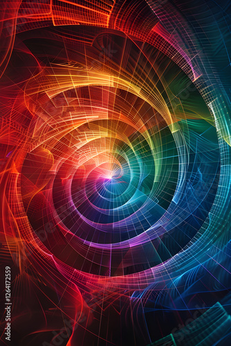 Mesmerizing Concentric Circles: A Harmonious Blend of Color and Mathematics