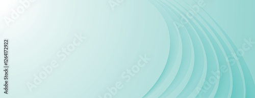 A light blue background with a smooth, gradient texture. The background features curved lines, creating a modern, layered background effect. Abstract minimal curved layered texture background vector