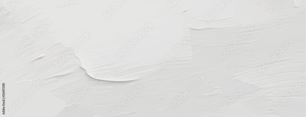 Obraz premium Minimal white background with smooth flowing wave pattern. The background is subtle and modern, with a white textured background. Minimal abstract dotted wave, modern digital background vector
