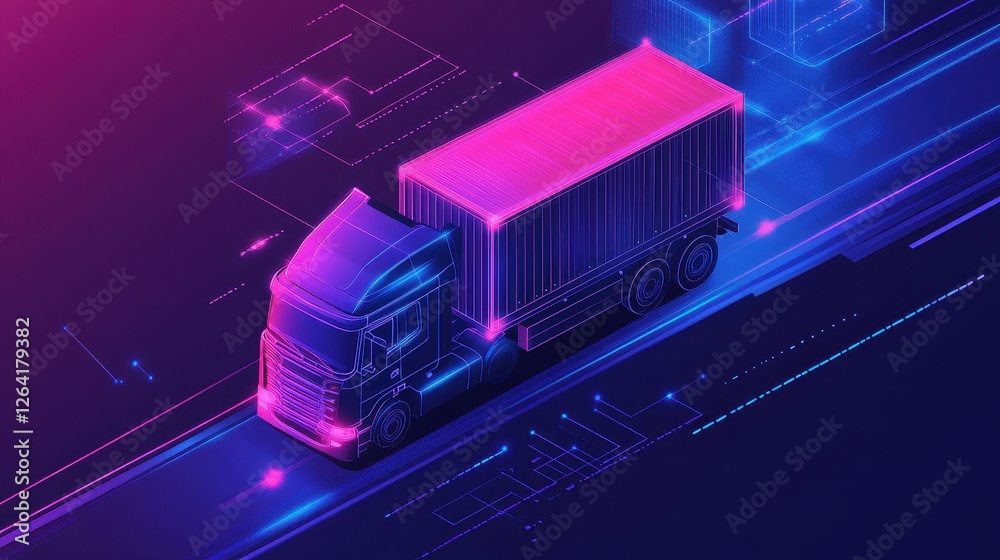 Blockchain-based logistics network, secure and transparent e-commerce tracking. 