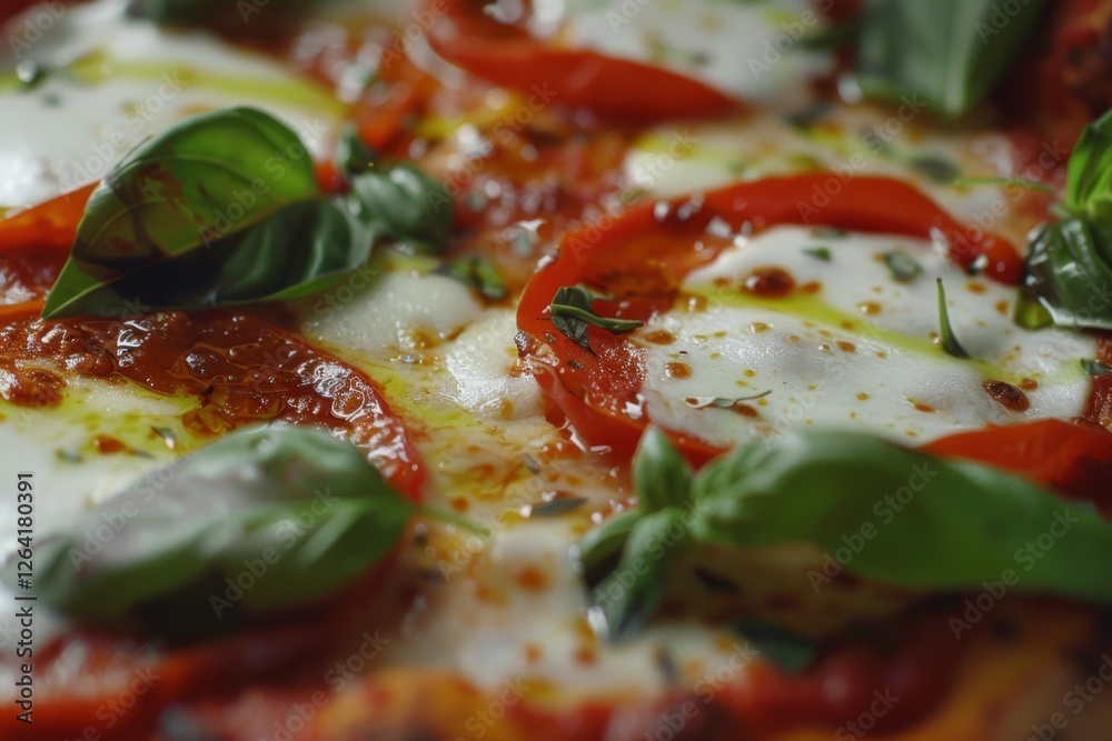 Close up of a pizza Close up of a pizza