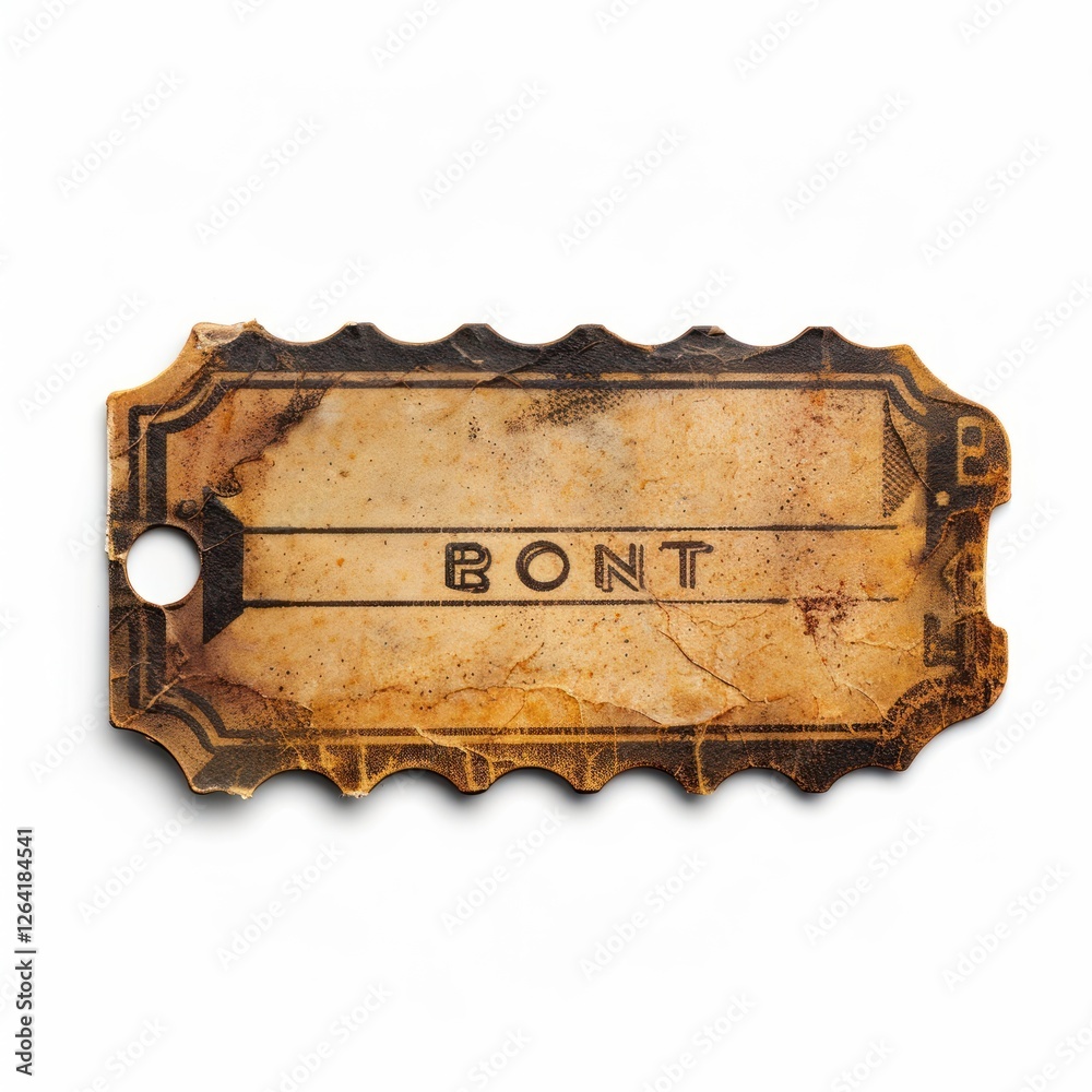 Naklejka premium Door ticket paper accessories letterbox.