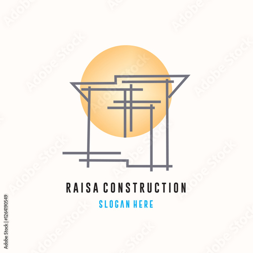 Illustration Building Dreams with Strength and Precision logo