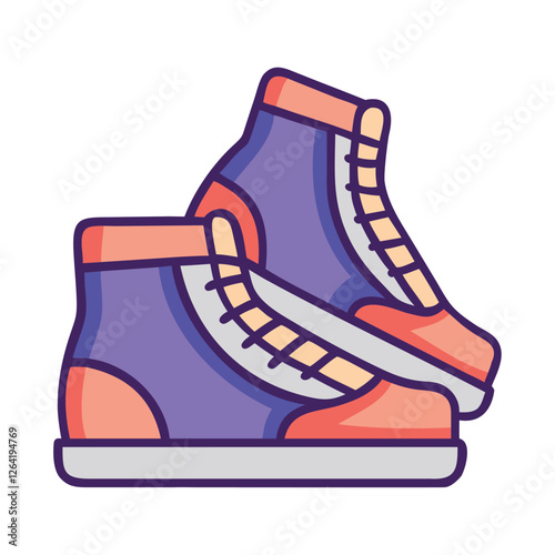 Running sports shoes icon