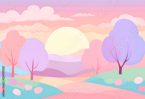 cute colourful background