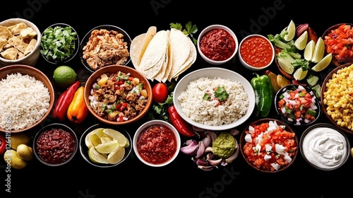 Wallpaper Mural Vibrant Mexican Fiesta A Culinary Celebration of Fresh Ingredients and Authentic Flavors Delight Torontodigital.ca