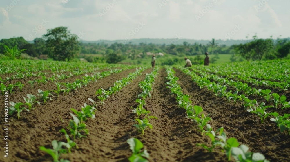 Sustainable Farming Practices in Lush Agricultural Landscape Sustainable Farming Practices in Lush Agricultural Landscape