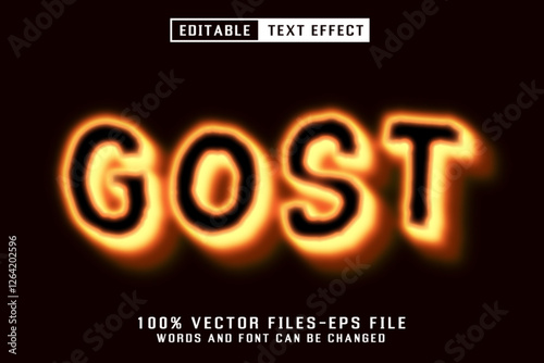 Gost Editable Text Effect