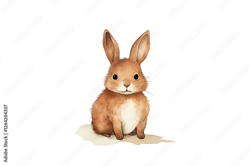 Fototapeta premium Rabbit cartoon rodent mammal.