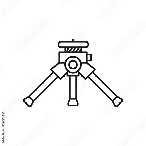 Mini Tripod Minimalist Outline Design