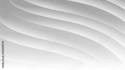 Modern undulant form of sandy cover ocean coast shape in plain air wind soft shadow art style. Light color artistic smooth emboss build design. Solid stone sea beach hill stripe line volume fade decor photo