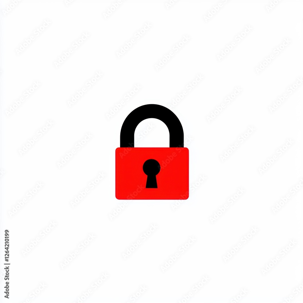 Icon of lock. Security. Confidential. Protection. Icon of lock. Security. Confidential. Protection.