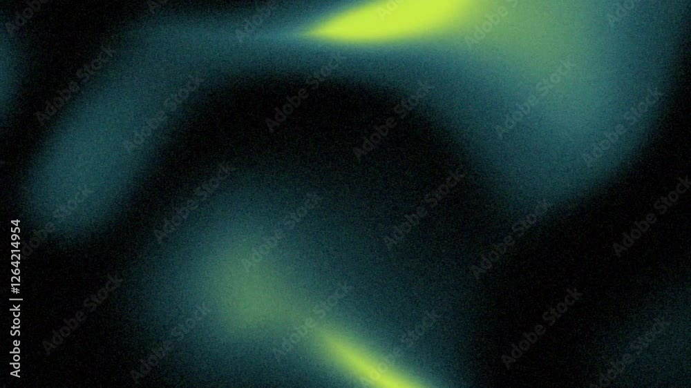 Liquid background abstract moving color loyal blue, green with grain