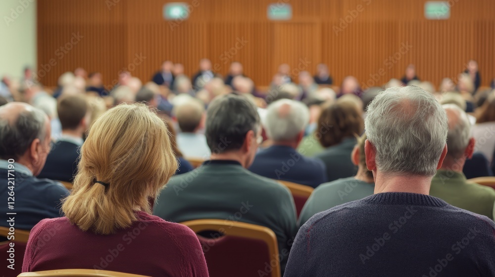 Community Residents Gather for Public Meeting Discussion Event