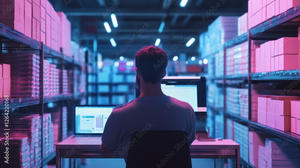 Virtual logistics assistant managing multiple e-commerce orders. 