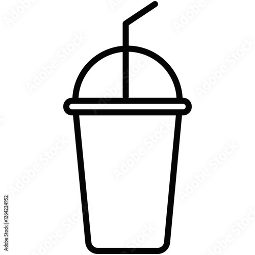 beverage ice cup illustration icon vector 
