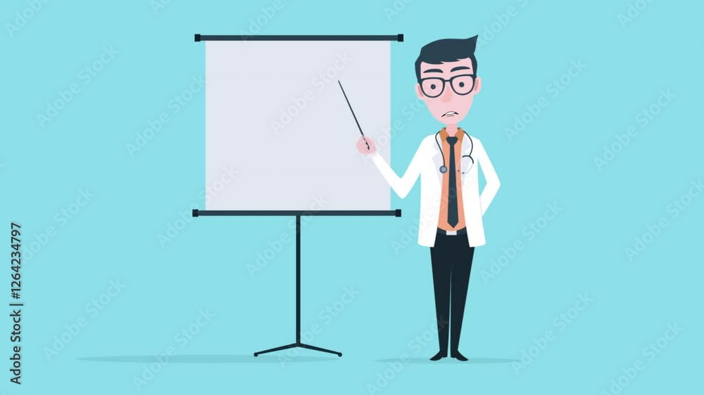 Doctor Talks About Healthy Living 2D Animation Doctor Talks About Healthy Living 2D Animation