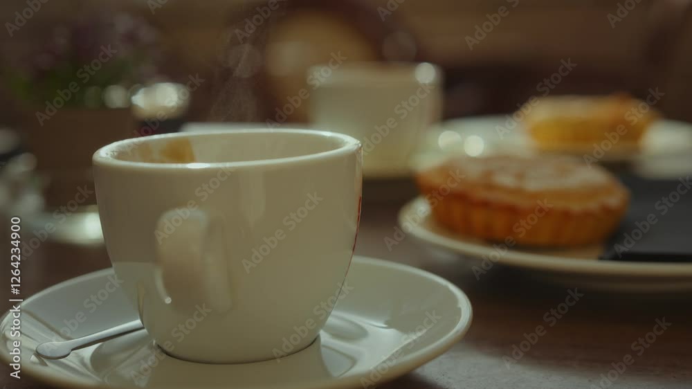 Enjoy a relaxing moment in Perast city with coffee and dessert in a cozy setting by the sea. Enjoy a relaxing moment in Perast city with coffee and dessert in a cozy setting by the sea.