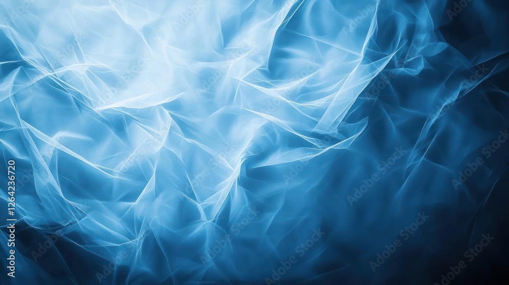 Blue Fabric Texture With Soft Light And Shadow Blue Fabric Texture With Soft Light And Shadow