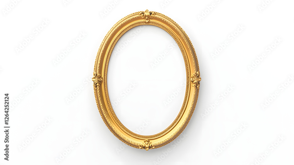 Classic Ornate Oval Gold Photo Frame - Flat Full Shot
Classic Ornate Oval Gold Photo Frame - Flat Full Shot