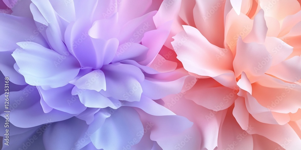 Pastel pink and purple peony petals; soft floral background; design Pastel pink and purple peony petals; soft floral background; design