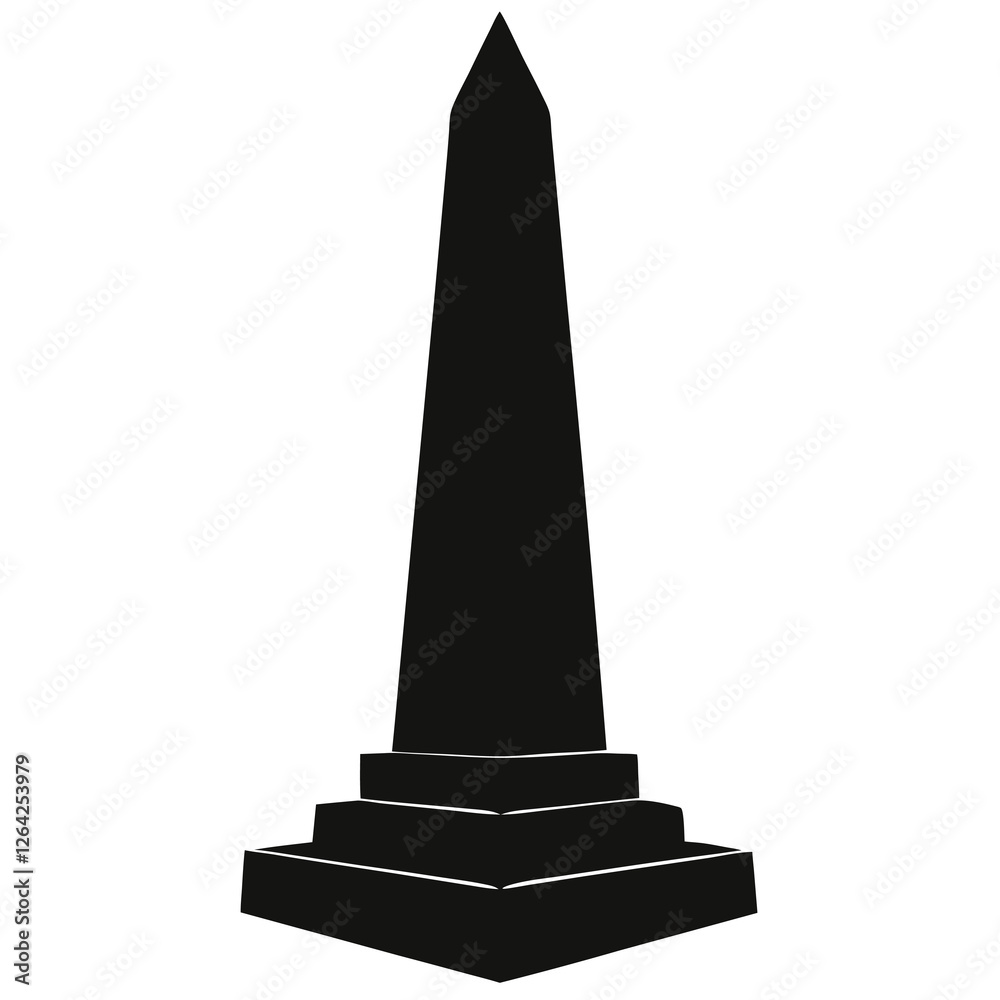 silhouette vector of a landmark silhouette vector of a landmark