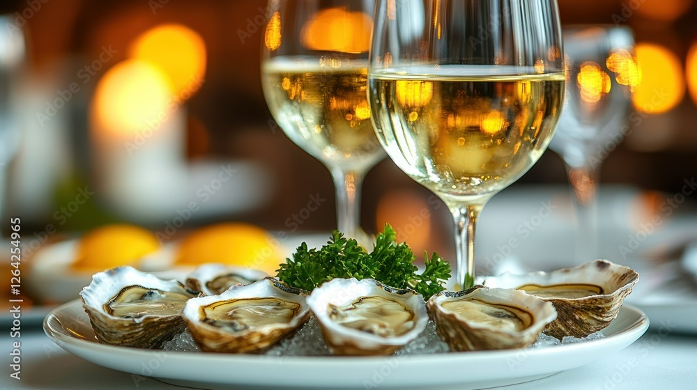 Oysters and White Wine: A Luxurious Evening Oysters and White Wine: A Luxurious Evening