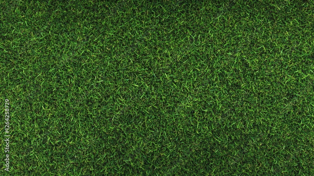 Fototapeta premium Lush Green Artificial Grass Texture for Landscape and Design Projects