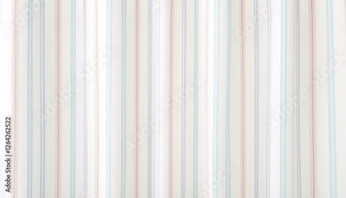 Pastel Striped Fabric Soft Neutral Colors Home Decor