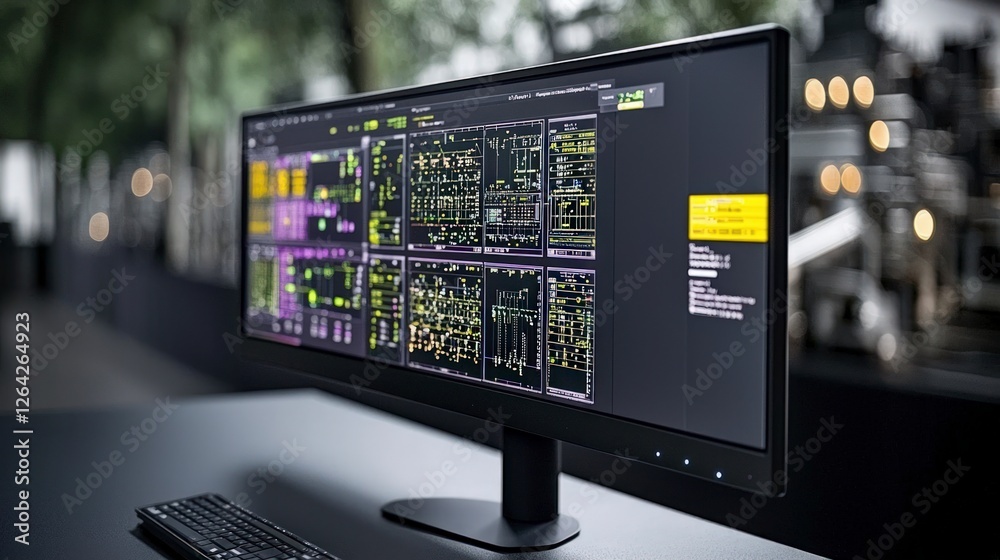 Industrial Plant Monitoring System Data Analysis on Large Screen Industrial Plant Monitoring System Data Analysis on Large Screen
