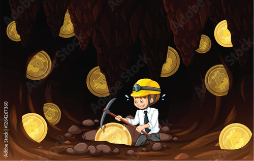 Cryptocurrency Mining in Underground Cave